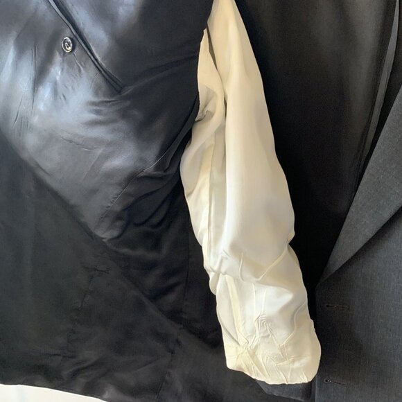 YVES SAINT‎ LAURENT Mens Size 46 Wool Union Made Jacket Sport coat YSL  Vintage - Picture 11 of 12